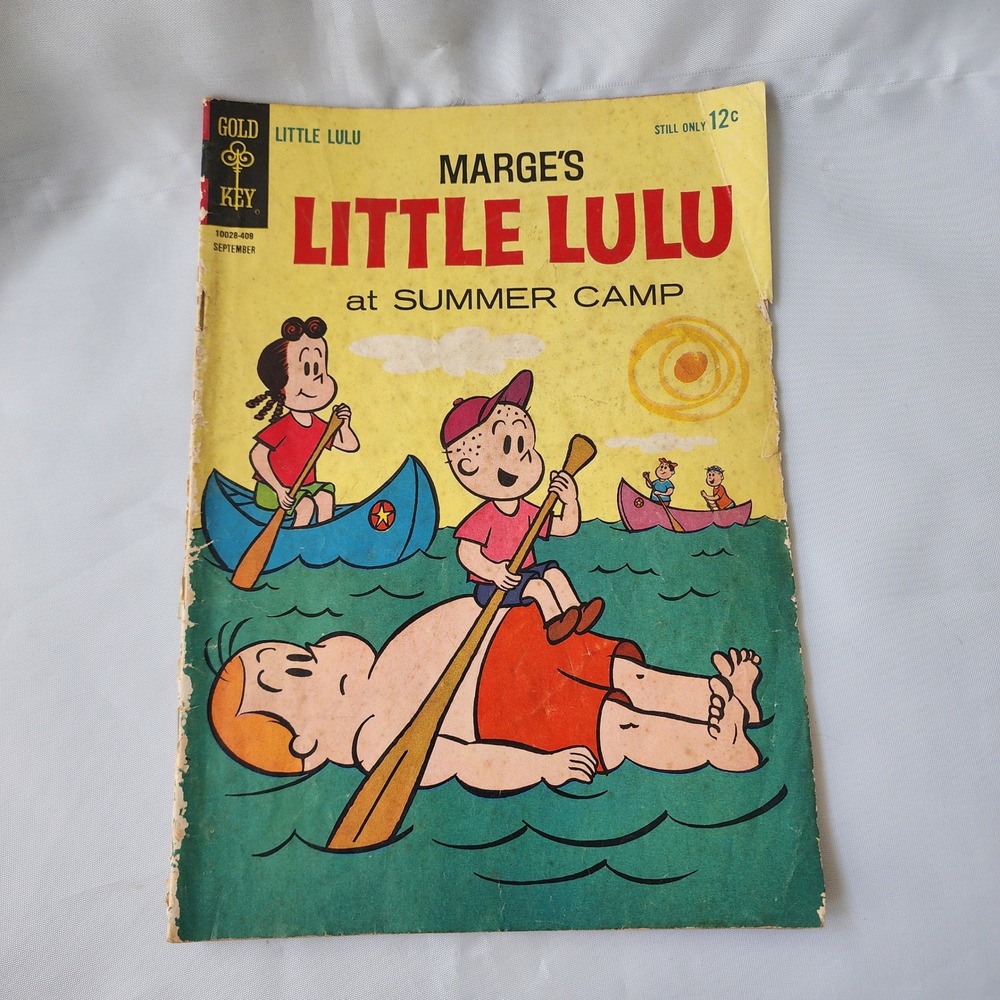 Marge's Little Lulu at Summer Camp #173 comic Book Gold Key September Vintage